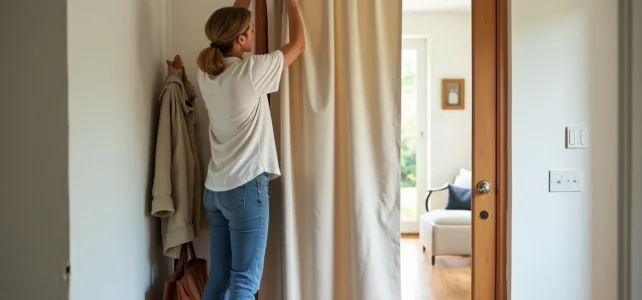 Astuces pratiques pour installer un rideau de porte d&rsquo;entrée facilement chez soi